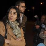 Raquel Gago el pasado 20 de diciembre antes de entrar en la cárcel leonesa de Villahierro