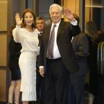 Preysler y Llosa, en la fiesta del 80º cumpleaños del escritor, en marzo en Madrid