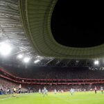 Partido de la Copa de la Reina entre Athletic y Atlético de Madrid en San Mamés