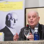 Daniel Barenboim durante la presentación de su nuevo dico