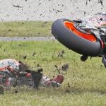 Marc Márquez se cayó en la décima vuelta del Gran Premio de Australia