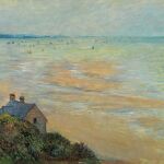 El Gran Monet. «La cabaña en Trouville, marea baja», óleo de 1881