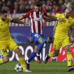 Yannick Ferreira Carrasco con el Atlético de Madrid.