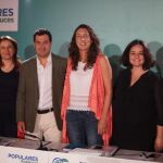 Juanma Moreno, ayer, en Carmona