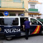 Un furgón de la Policía Nacional