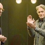 De izda. a dcha., Alan Arkin y Michael Douglas, candidatos a los Globos de Oro