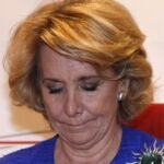 Esperanza Aguirre, en unas jornadas celebradas hoy.