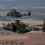 Dos helicópteros NH-90 del Ejército de Tierra