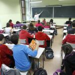 Imagen de archivo de un aula de un instituto público