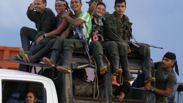 Varios miembros de las FARC acuden al congreso de la paz