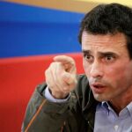 Capriles durante una conferencia en pasado miércoles