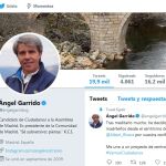 Perfil de Twitter de Garrido
