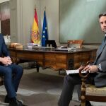 Pedro Sánchez con Carlos Franganillo