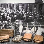 Algunas de las maletas de los judíos que llegaron al campo de concentración de Auschwitz