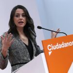 La portavoz nacional de Ciudadanos, Inés Arrimadas