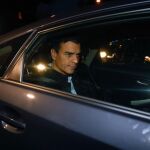 Pedro Sánchez, abandona la sede del PSOE