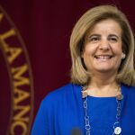 La ministra de Sanidad, Servicios Sociales e Igualdad en funciones, Fátima Báñez, durante la inauguración del X Congreso Nacional de Familias Numerosas.