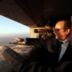 Francois Hollande y Massoud Barzani en Irak