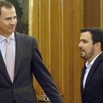 El Rey Felipe recibe al coordinador federal de IU, Alberto Garzón, en el marco de su ronda de consultas con las formaciones políticas.