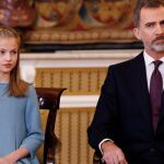 Felipe VI impuso a la heredera el pasado 30 de enero el Toisón de Oro, la orden dinástica de mayor prestigio del mundo, coincidiendo con su 50 cumpleaños