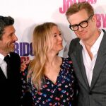 De izda. a dcha., Dempsey, Zellweger y Firth, encantados en Madrid