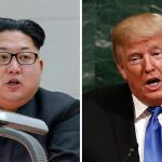El líder norcoreano Kim Jong-un y del presidente de Estados Unidos, Donald Trump