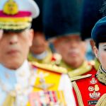 Suthida, la nueva reina de Tailandia, junto al rey durante un acto oficial