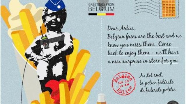 Europol envía postales veraniegas a los criminales más buscados para que vuelvan