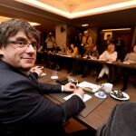 El expresidente de la Generalitat de Cataluña, Carles Puigdemont