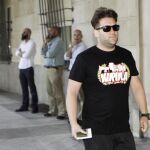 El miembro de "La Manada"José Ángel Prenda, a la salida del Juzgado de Guardia de Sevilla / Foto: Efe