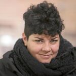La escritora y periodista María Fernanda Ampuero, ayer en Barcelona, durante la presentación de su libro «Pelea de gallos»