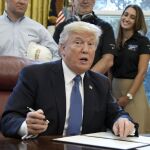 El presidente de los Estados Unidos, Donal Trump
