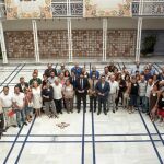 La Razón. Representantes de todas las formaciones políticas que apoyaron ayer la ley que mejore las ayudas a los afectados por el terremoto de Lorca junto a miembros de la Plataforma