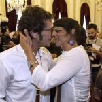José María González, Kichi, junto a Teresa Rodríguez