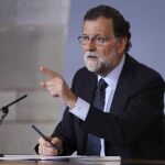 El presidente del Gobierno, Mariano Rajoy