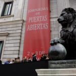 Jornada de Puertas Abiertas en el Congreso de los Diputados que se celebran en el marco de los actos de conmemoración del Día de la Constitución