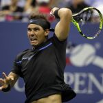 Nadal durante el partido