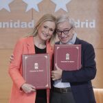 Cristina Cifuentes conJesús Sánchez Martos, en una imagen de archivo