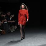 Modelos desfilan con creaciones que los diseñadores de la firma española The 2nd Skin Co, Juan Carlos Fernández y Antonio Burillo, proponen para la temporada otoño-invierno 2018/2019