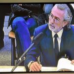 Francisco Correa, durante su declaración en el macarojuicio por Gürtel
