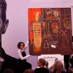 Subasta de una pintura de Bowie