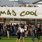 Aspecto del recinto instalado en el barrio madrileño de Valdebebas, donde se celebra Mad Cool.