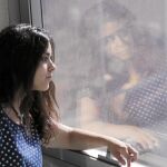 La joven, de 26 años, en la sede de LA RAZÓN