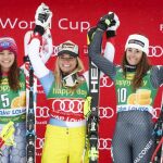 Segundo puesto para Tina Weirather, Lara Gut la vencedora y tercer puesto para Sofia Goggia