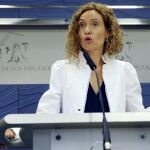 La portavoz adjunta del Grupo Parlamentario Socialista, Meritxell Batet