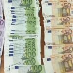 Billetes falsificados retirados en una operación policial