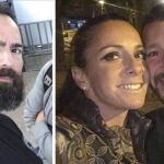 De izquierda a derecha, Albert López, Rosa Peral y la víctima, Pedro Rodríguez