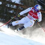 Dominik Paris en la prueba de descenco celebrada en Stelvio