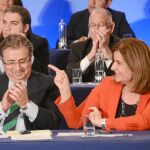 Zoido y Báñez, ayer en la Junta Directiva Regional de los populares andaluces