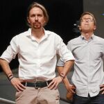Las luchas de poder en el seno de Podemos entre los seguidores de Pablo Iglesias e Iñigo Errejón, en la imagen, son cada vez más evidentes